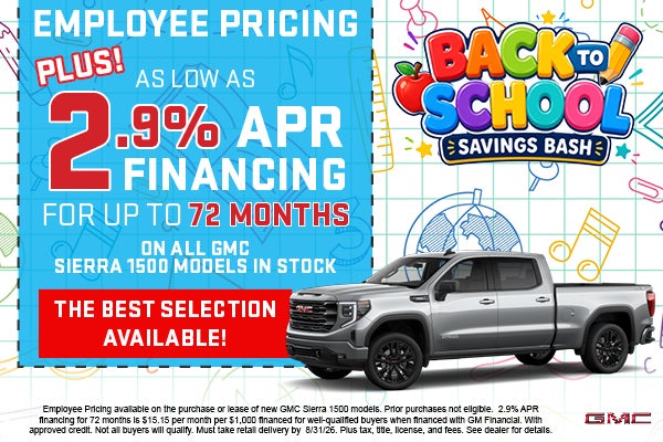 Back to School Savings Bash